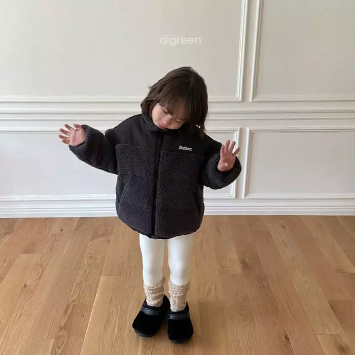 Digreen - Korean Children Fashion - #childrensboutique - T Rib Leggings - 9