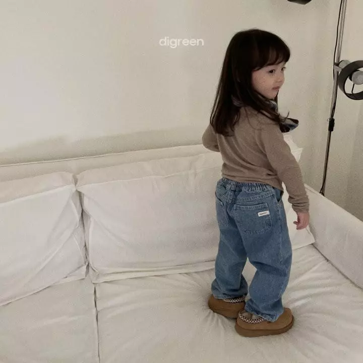 Digreen - Korean Children Fashion - #childrensboutique - Warm Jeans - 3