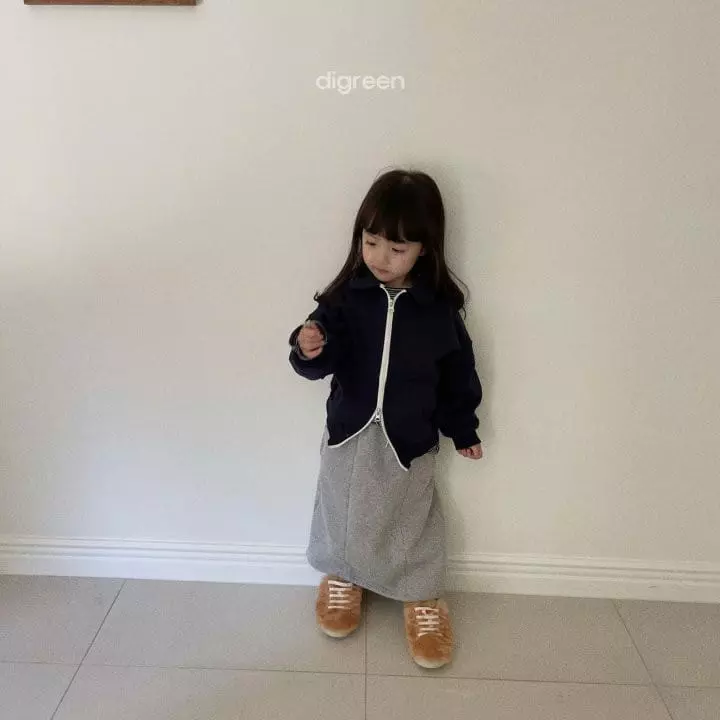 Digreen - Korean Children Fashion - #designkidswear - Antre Collar Zip-up - 11