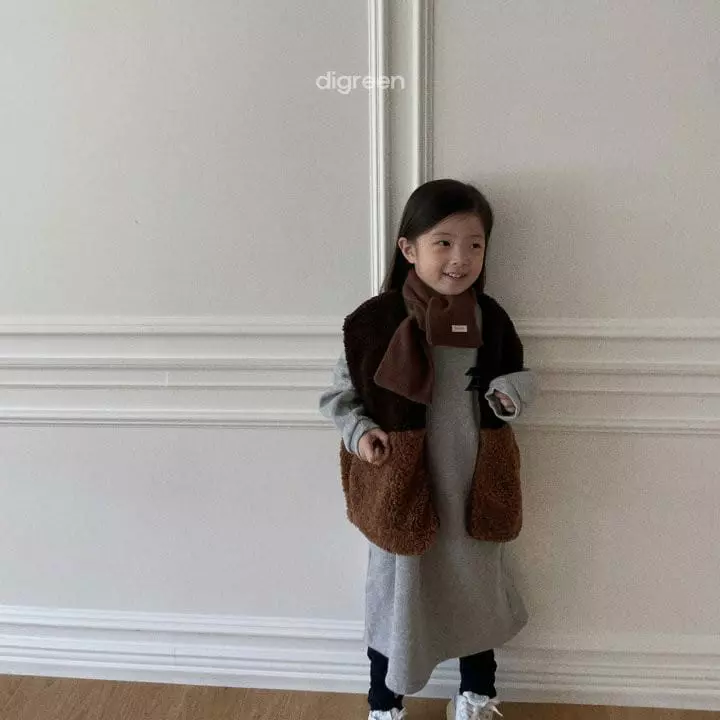 Digreen - Korean Children Fashion - #designkidswear - Cream Scarf - 7