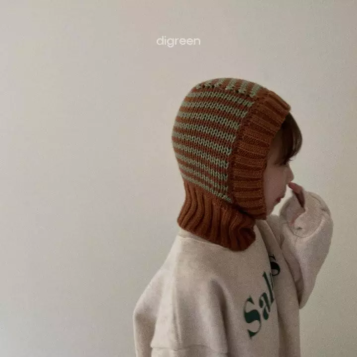 Digreen - Korean Children Fashion - #discoveringself - Stripes Baraclava - 2