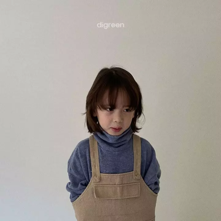 Digreen - Korean Children Fashion - #fashionkids - Loose Turtleneck Tee - 10