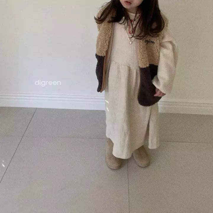 Digreen - Korean Children Fashion - #fashionkids - Heart One-piece - 6