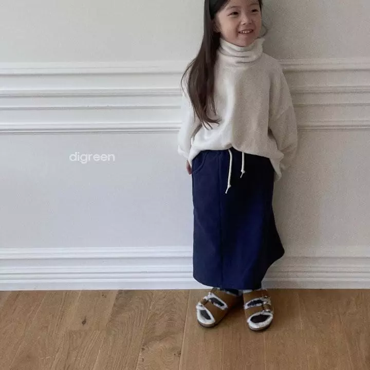 Digreen - Korean Children Fashion - #kidsstore - Loose Turtleneck Tee - 12