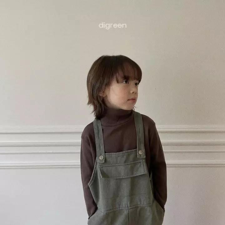 Digreen - Korean Children Fashion - #kidsshorts - Eyelet Turtleneck Tee - 4