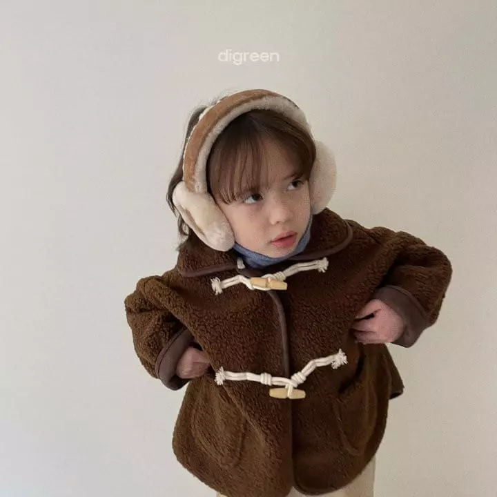 Digreen - Korean Children Fashion - #kidsstore - Teddy Musthang Jacket - 2