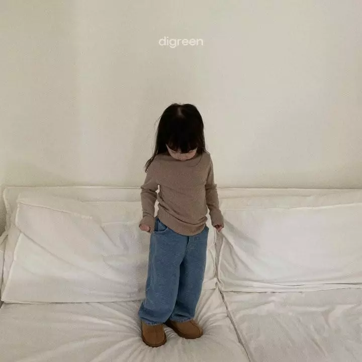 Digreen - Korean Children Fashion - #kidsstore - Warm Jeans - 8