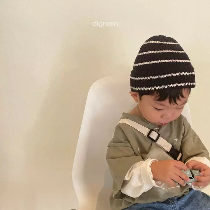 Digreen - Korean Children Fashion - #kidsstore - Stripes Beanie - 2