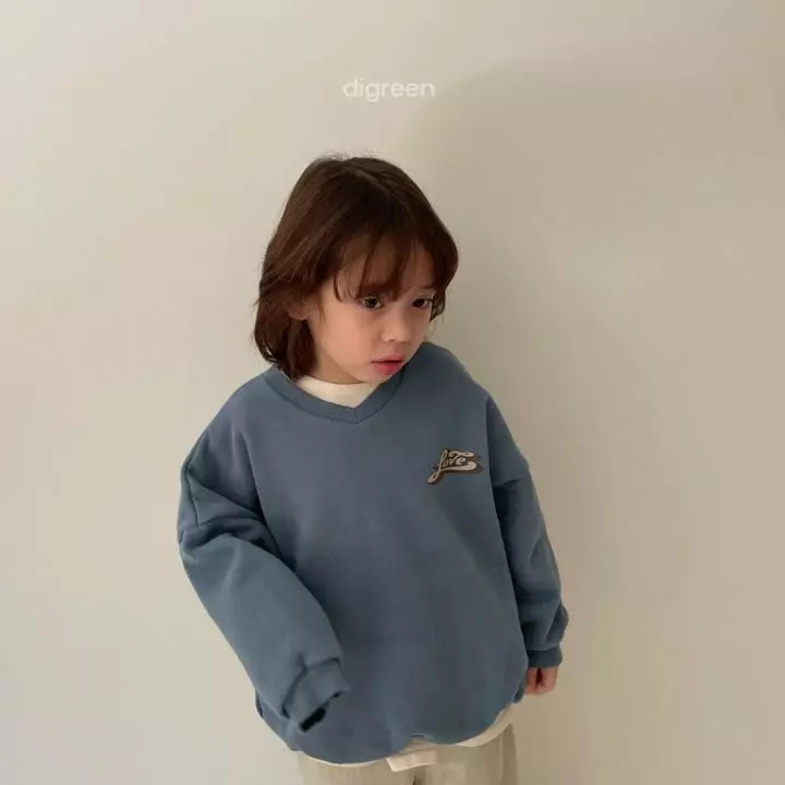 Digreen - Korean Children Fashion - #kidzfashiontrend - Love V Sweatshirt - 8