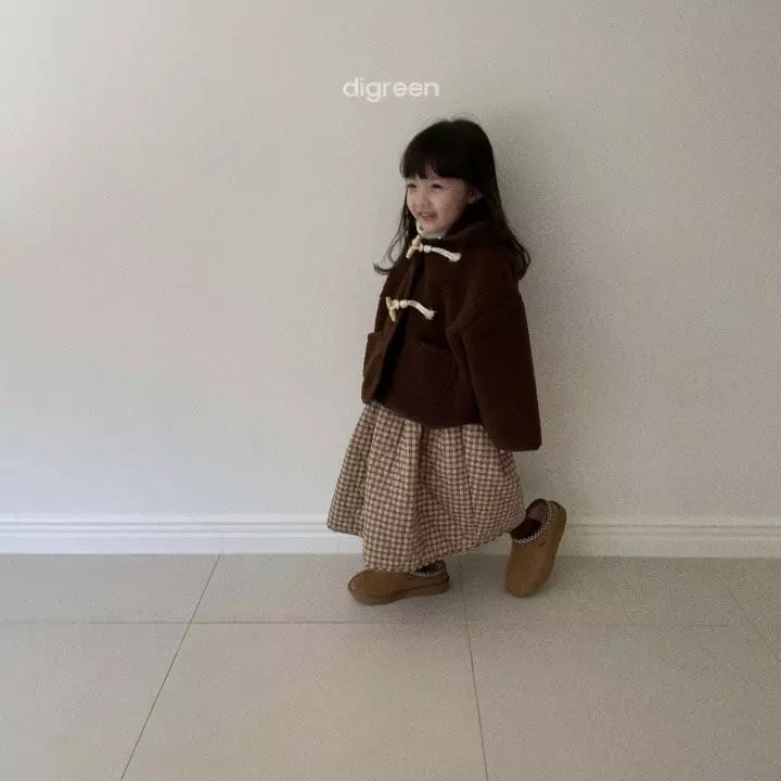 Digreen - Korean Children Fashion - #kidzfashiontrend - Teddy Musthang Jacket - 3