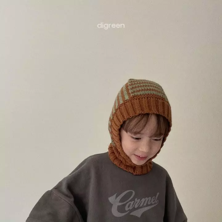 Digreen - Korean Children Fashion - #kidzfashiontrend - Stripes Baraclava - 6