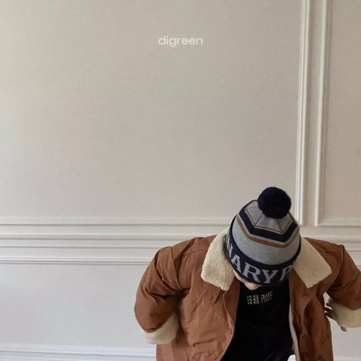 Digreen - Korean Children Fashion - #kidsstore - Lettering Beanie - 4