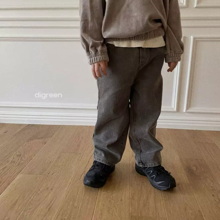 Digreen - Korean Children Fashion - #littlefashionista - Pigment Dyeing Pants - 2