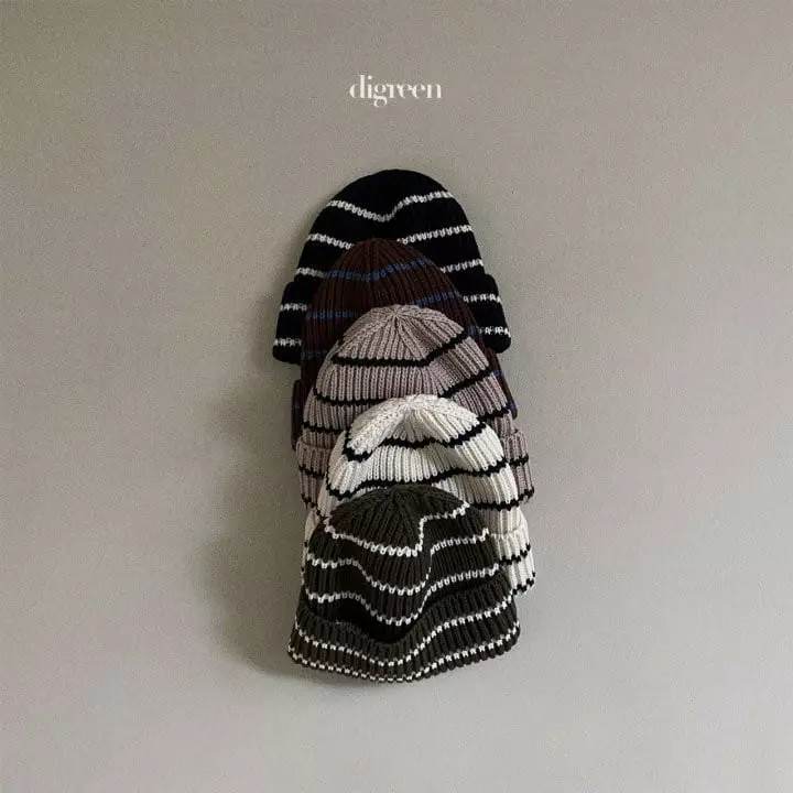 Digreen - Korean Children Fashion - #littlefashionista - Stripes Beanie - 5