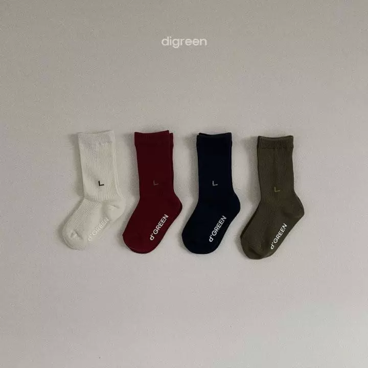 Digreen - Korean Children Fashion - #littlefashionista - Owen Socks - 3