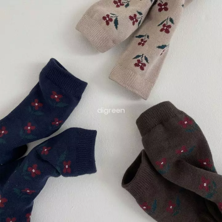 Digreen - Korean Children Fashion - #littlefashionista - Arom Socks - 2
