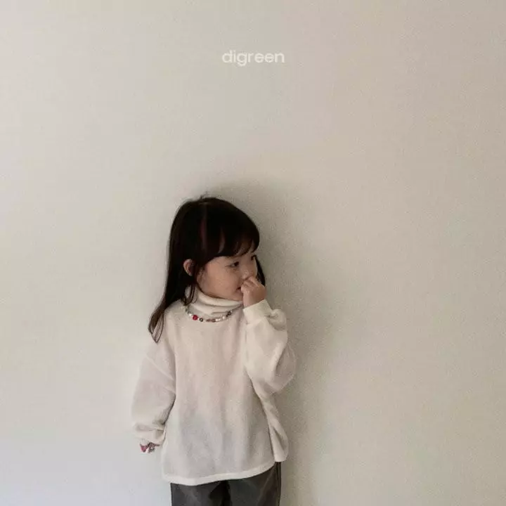 Digreen - Korean Children Fashion - #magicofchildhood - Loose Turtleneck Tee - 2