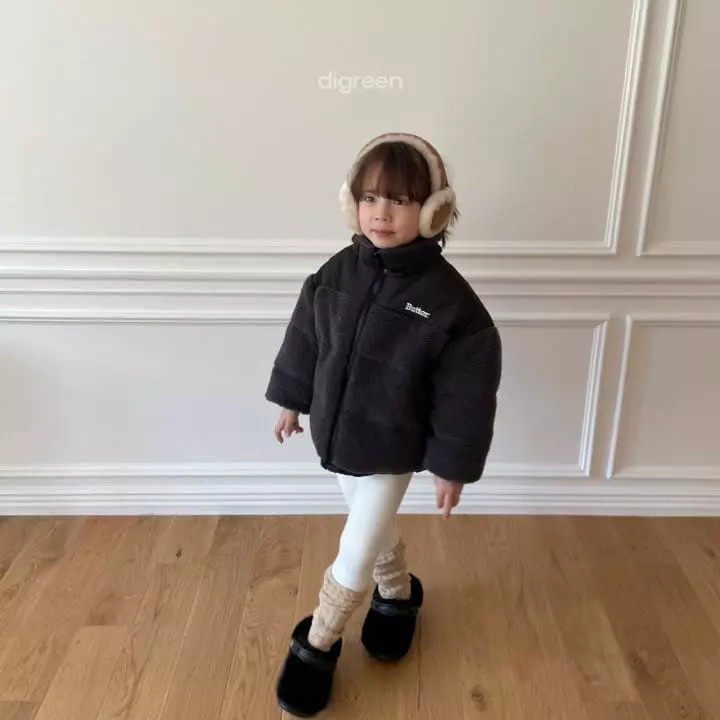 Digreen - Korean Children Fashion - #magicofchildhood - T Rib Leggings - 2