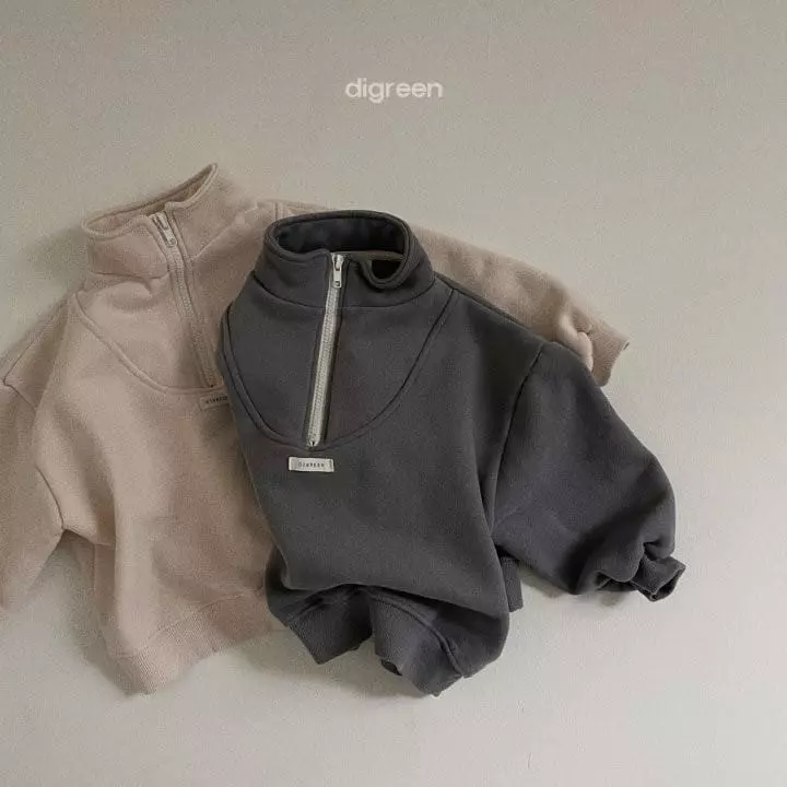 Digreen - Korean Children Fashion - #magicofchildhood - Fleece Zip-up