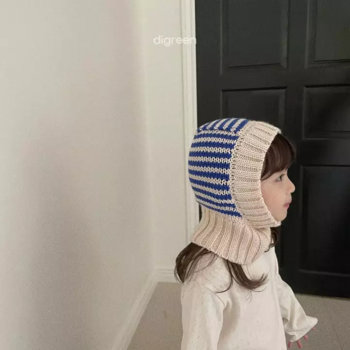 Digreen - Korean Children Fashion - #magicofchildhood - Stripes Baraclava - 9