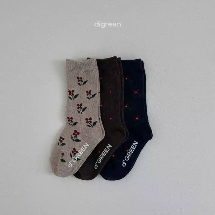 Digreen - Korean Children Fashion - #magicofchildhood - Arom Socks - 3