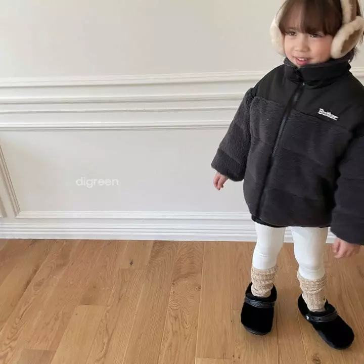 Digreen - Korean Children Fashion - #minifashionista - T Rib Leggings - 3