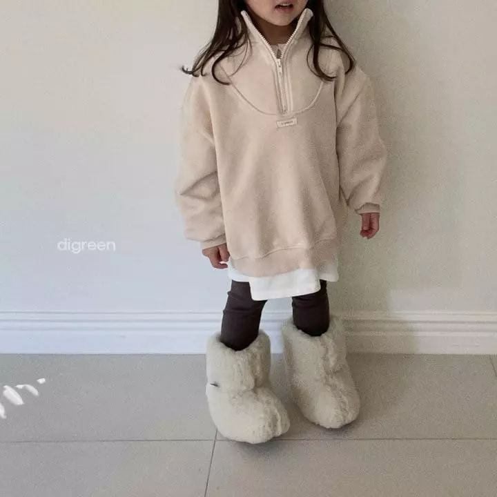 Digreen - Korean Children Fashion - #minifashionista - Fleece Zip-up - 2