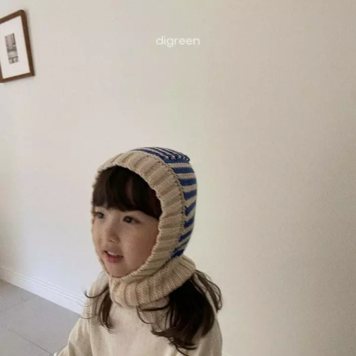 Digreen - Korean Children Fashion - #minifashionista - Stripes Baraclava - 10