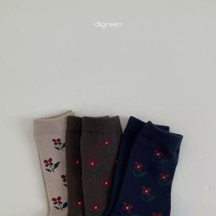 Digreen - Korean Children Fashion - #magicofchildhood - Arom Socks - 4