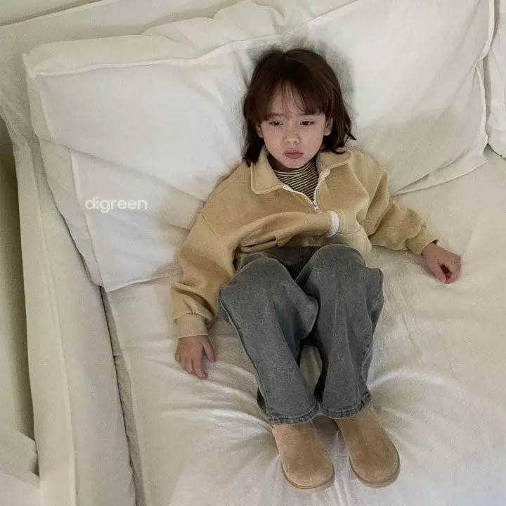 Digreen - Korean Children Fashion - #prettylittlegirls - Antre Collar Zip-up - 5