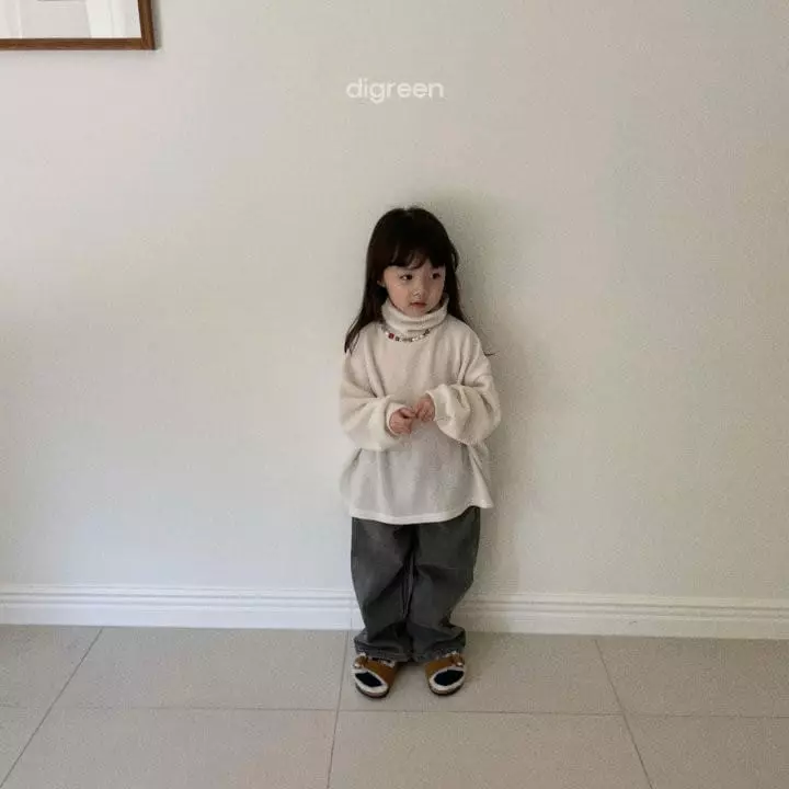 Digreen - Korean Children Fashion - #minifashionista - Loose Turtleneck Tee - 4