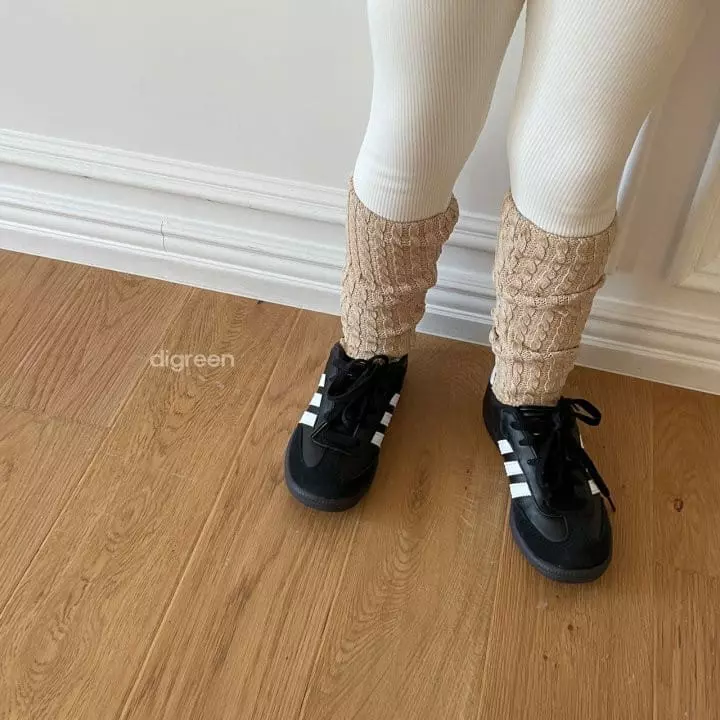 Digreen - Korean Children Fashion - #minifashionista - T Rib Leggings - 4