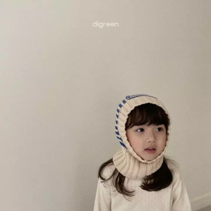 Digreen - Korean Children Fashion - #prettylittlegirls - Stripes Baraclava - 11
