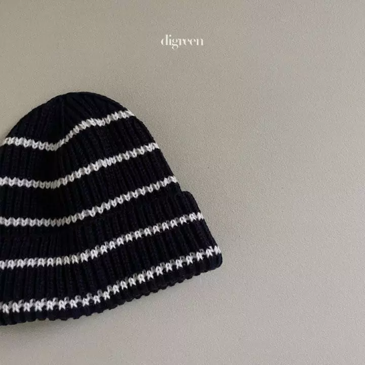 Digreen - Korean Children Fashion - #prettylittlegirls - Stripes Beanie - 8