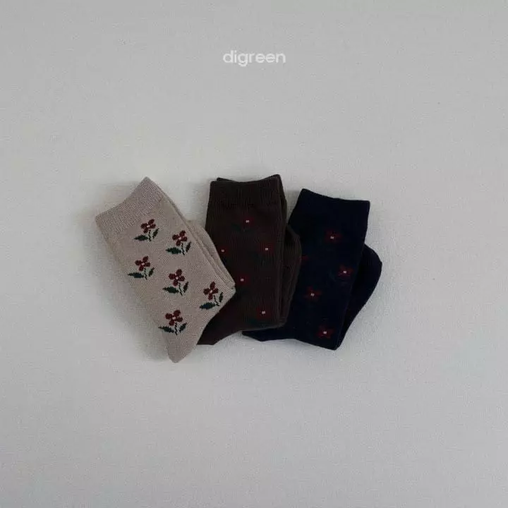 Digreen - Korean Children Fashion - #prettylittlegirls - Arom Socks - 5