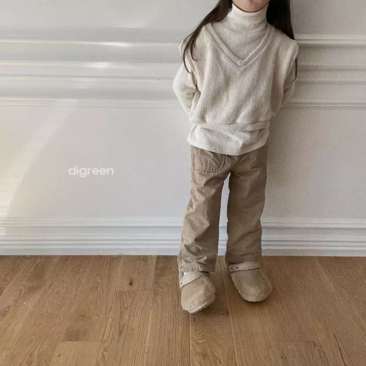 Digreen - Korean Children Fashion - #todddlerfashion - Eyelet Turtleneck Tee - 11