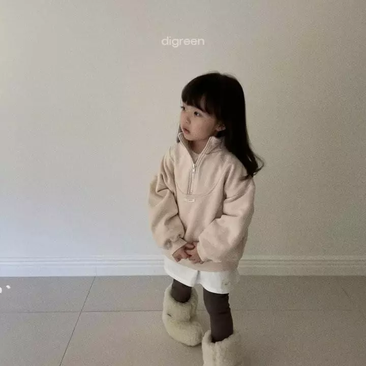 Digreen - Korean Children Fashion - #toddlerclothing - Fleece Zip-up - 5