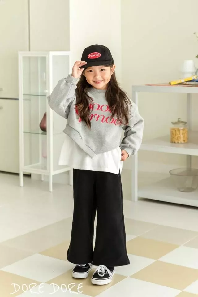 Dore Dore - Korean Children Fashion - #Kfashion4kids - Good Afternoon Unbal Sweatshirt - 9