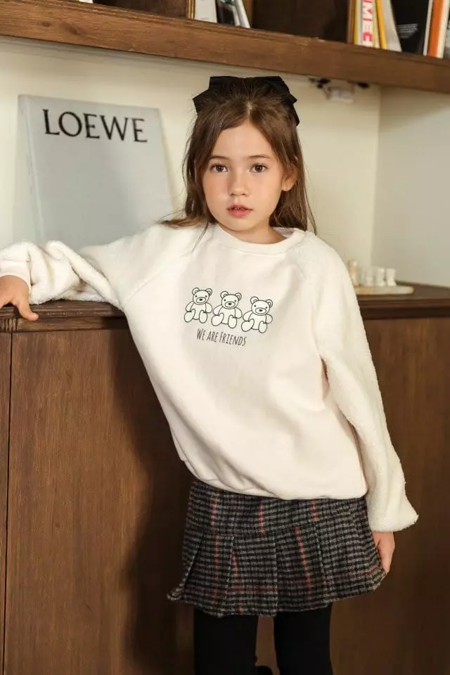 Dore Dore - Korean Children Fashion - #Kfashion4kids - Bear Raglan Sweatshirt - 10