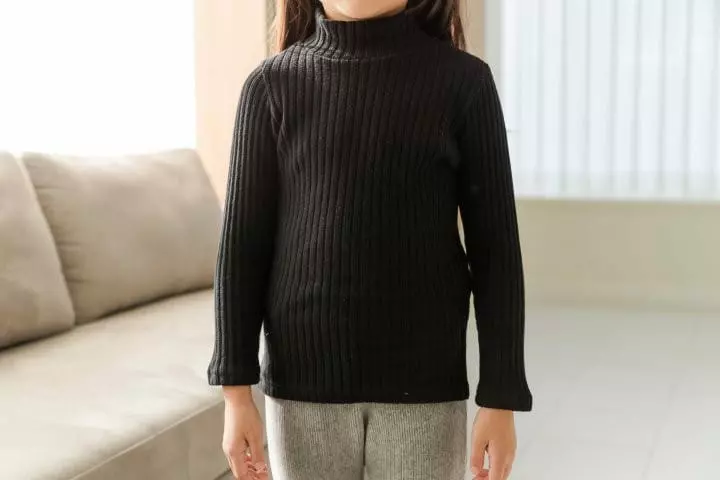Dore Dore - Korean Children Fashion - #childofig - Rib Turtleneck Tee - 7
