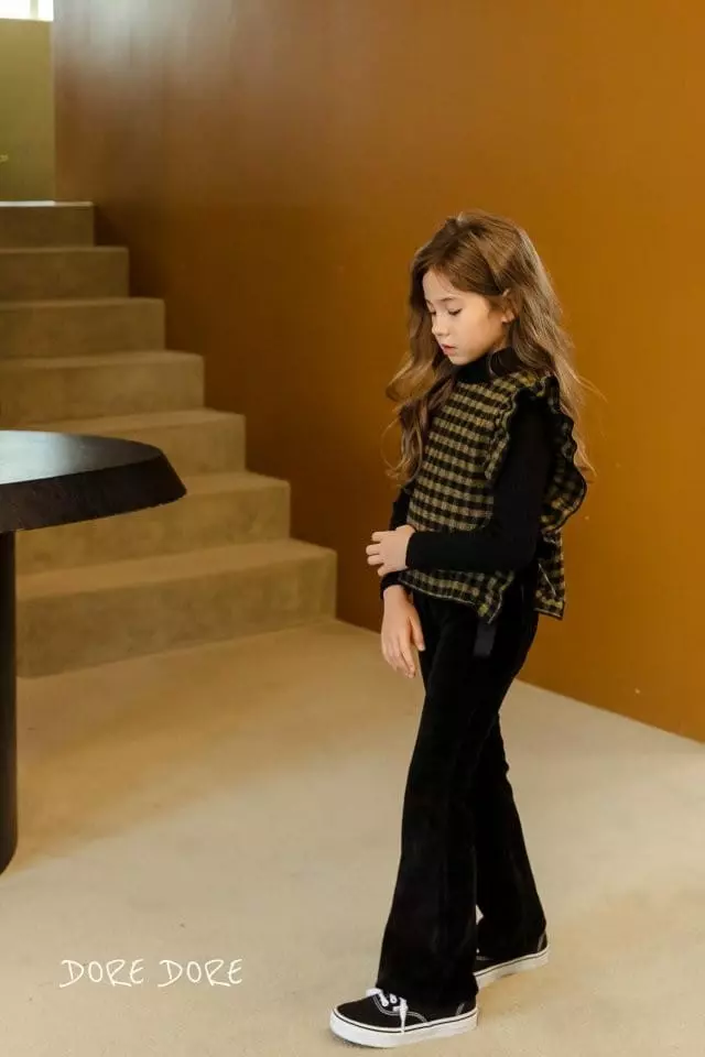 Dore Dore - Korean Children Fashion - #childofig - Frill Gobang Vest - 2