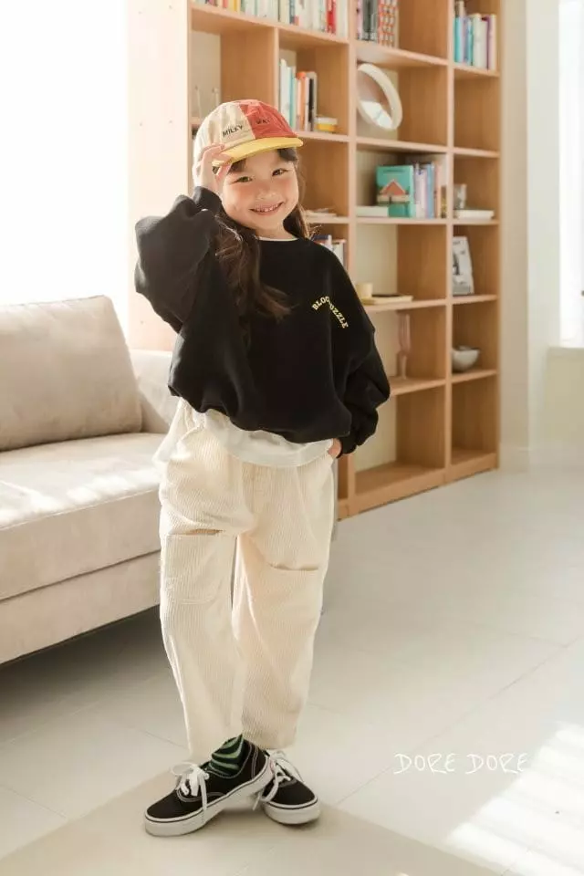 Dore Dore - Korean Children Fashion - #childofig - Block Puzzle Sweatshirt - 9