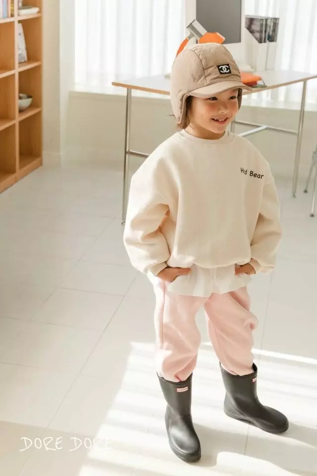 Dore Dore - Korean Children Fashion - #childofig - Hoody Bear Sweatshirt - 4