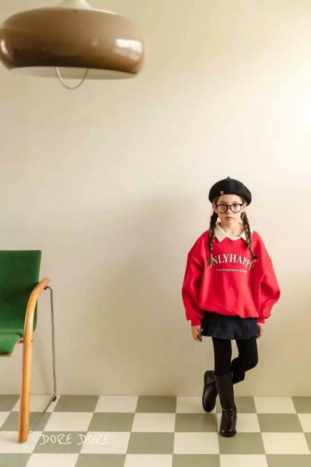 Dore Dore - Korean Children Fashion - #childofig - Only Collar Sweatshirt - 3