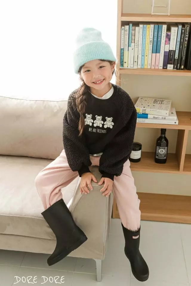 Dore Dore - Korean Children Fashion - #childofig - Bear Raglan Sweatshirt - 2