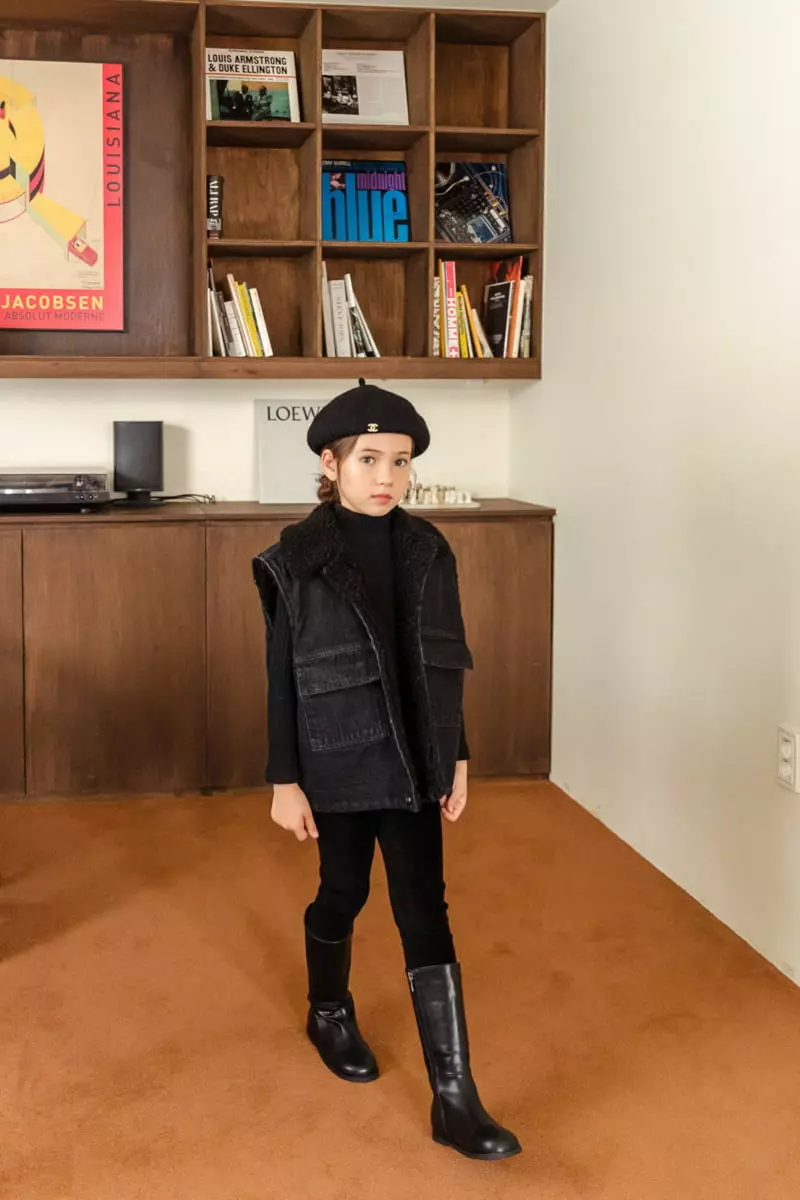 Dore Dore - Korean Children Fashion - #childofig - Rib Veloure Leggings - 9