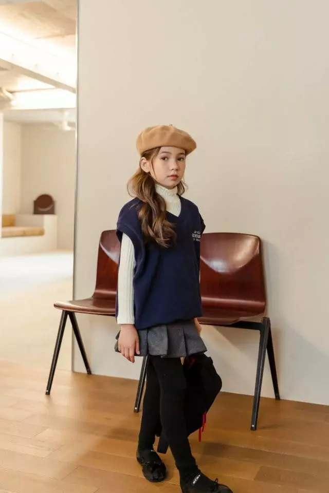 Dore Dore - Korean Children Fashion - #childofig - Mosic Wrinkle Skirt Leggings - 11