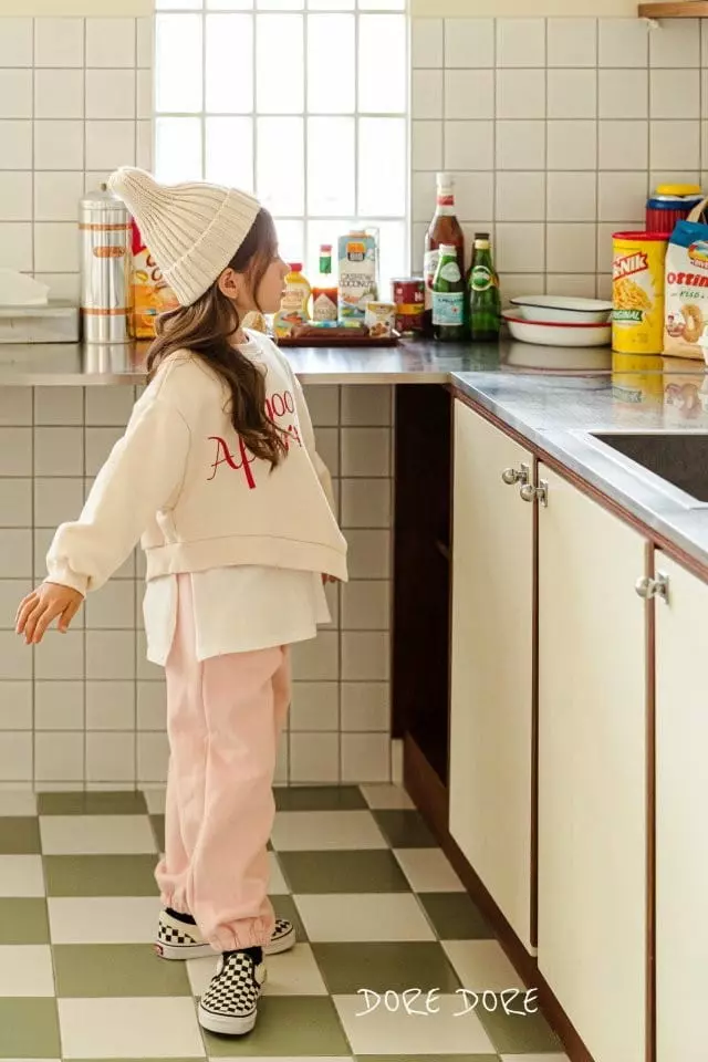 Dore Dore - Korean Children Fashion - #childrensboutique - Good Afternoon Unbal Sweatshirt - 2