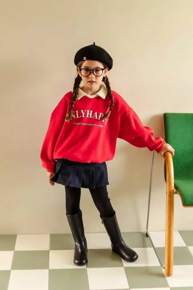 Dore Dore - Korean Children Fashion - #childofig - Only Collar Sweatshirt - 4