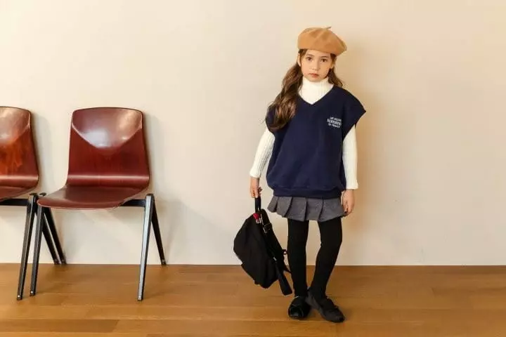 Dore Dore - Korean Children Fashion - #childrensboutique - Mosic Wrinkle Skirt Leggings - 12